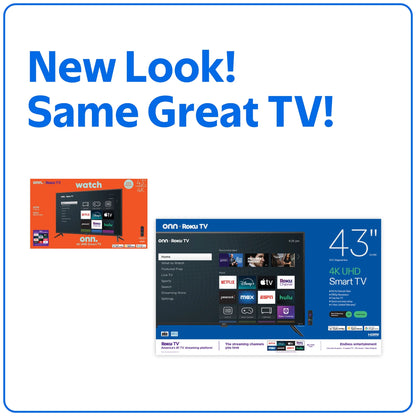 43” Class 4K UHD Roku Smart Television, 100012584